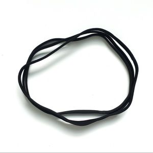 NWOT black elastic hair bands